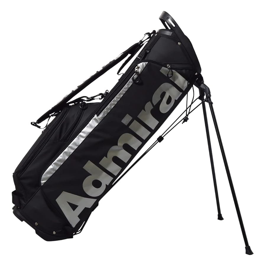 Admiral アドミラル スタンド ゴルフキャディバッグ トリコロール柄 9