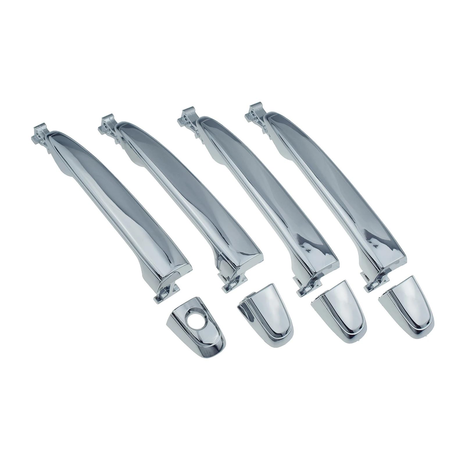 MHTGD Front Rear Left Right Exterior Door Handle Chrome 69211-35080 for Camry for Highlander for Tacoma for 4Runner RX350 RX330