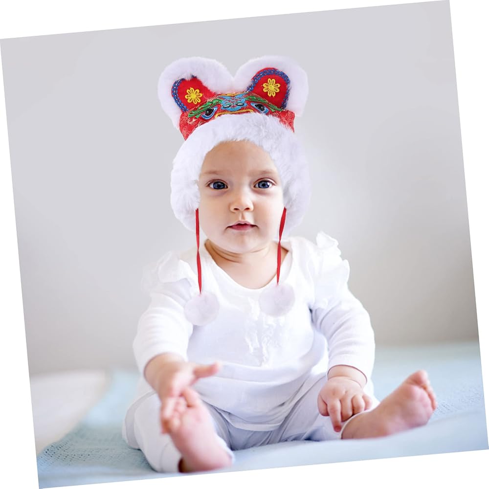 Amazon.co.jp: [Toyvian] 中国風虎の子供用帽子 春節祝い装飾 新年写真