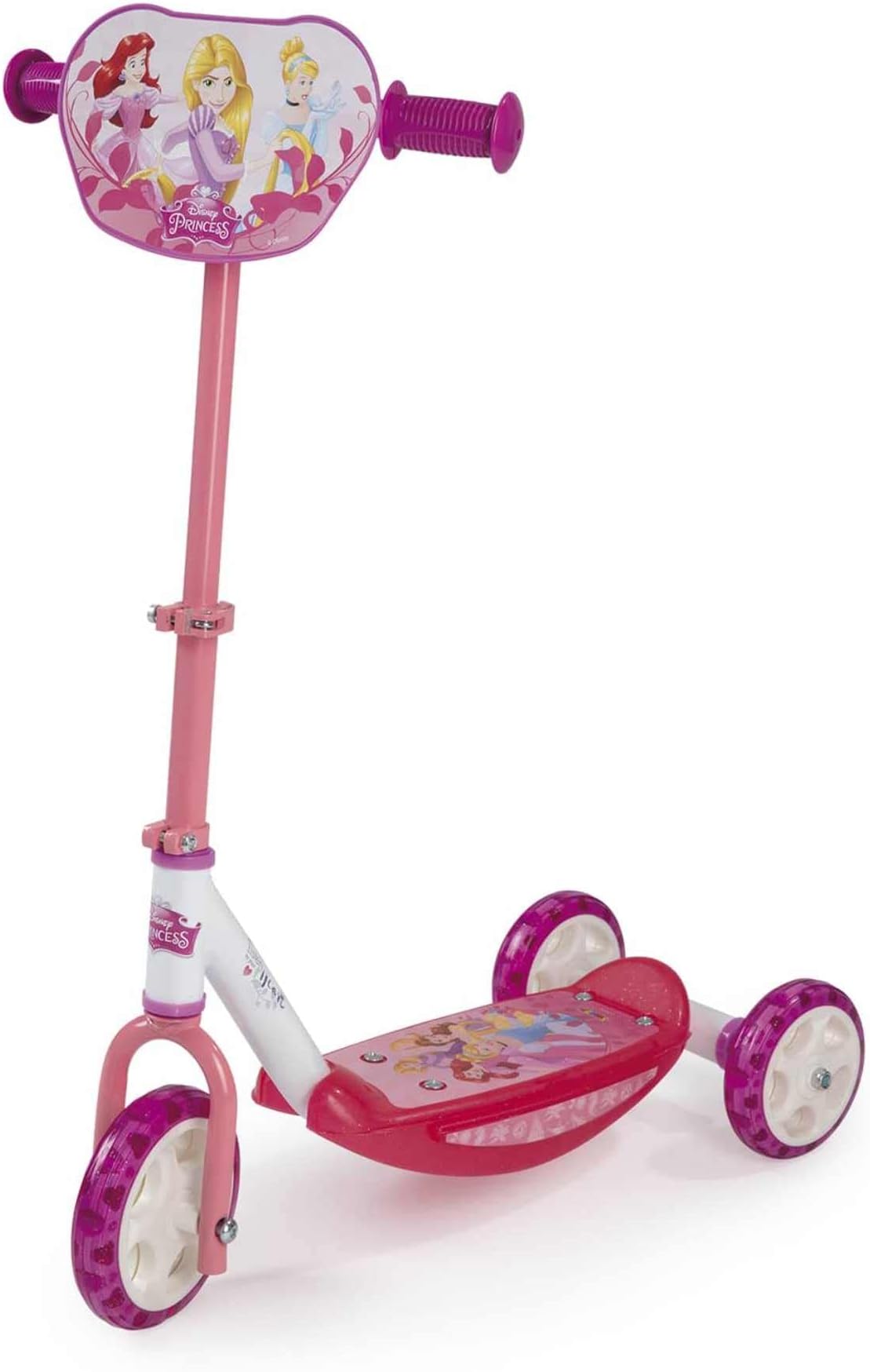 Smoby – Disney Princess – 3 Wheel Scooter – Child's Scooter – Silent Wheels – 750153