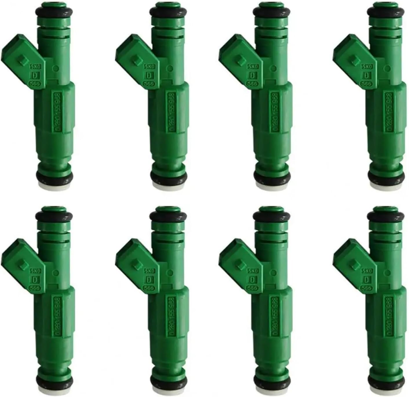 8 Pcs Fuel Spray Nozzle Car Fuel Injector Replacement Automobile Fuel Injection Nozzle 0280155968 Compatible For Ford Mustang GT 1986-1995