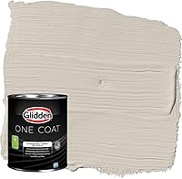 Vista 99 de Glidden Pintura interior + imprimación: gris/plata antigua, una capa, plana, 1 galón