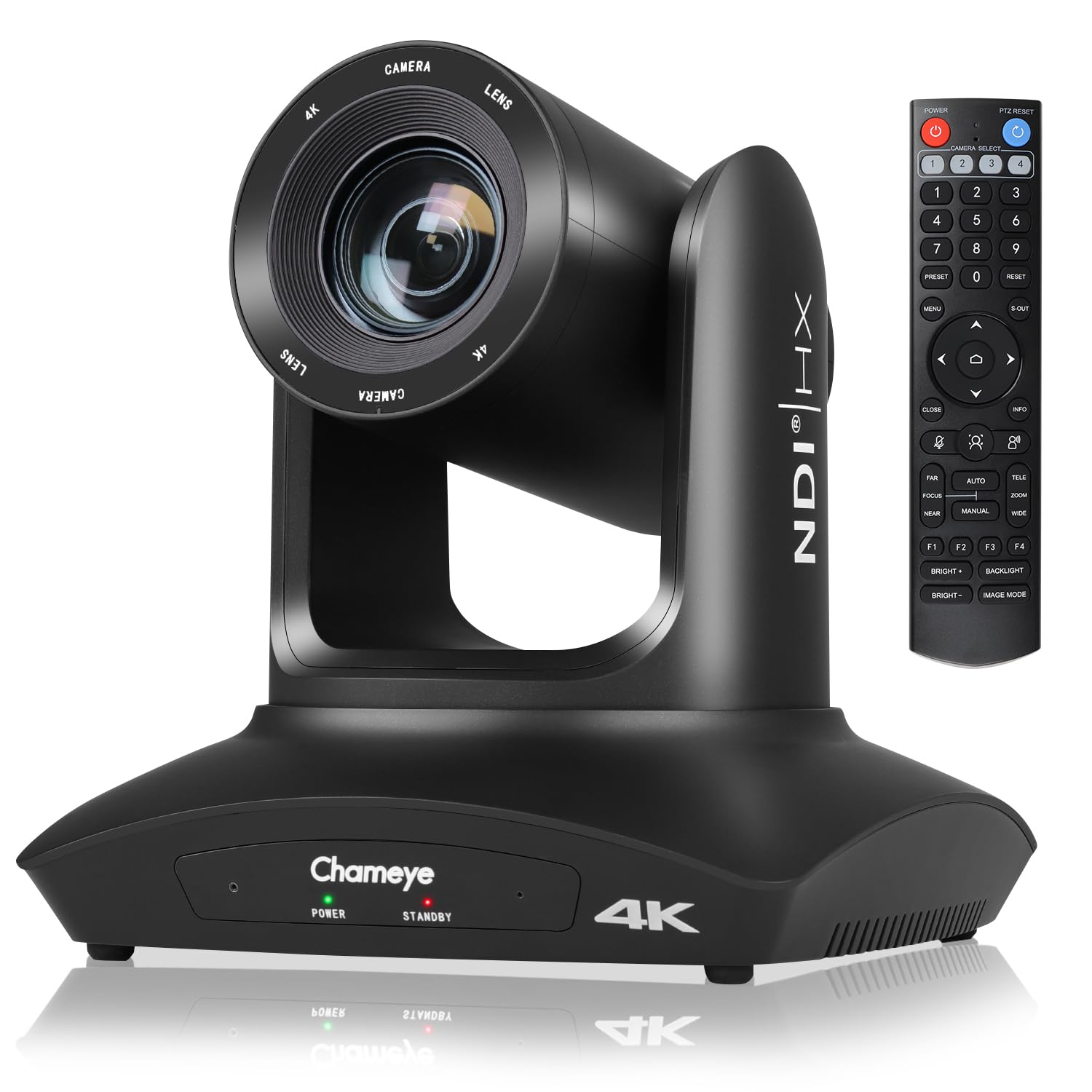 Amazon.com: Chameye 4K NDI PTZ Camera AI Tracking, Gesture Control