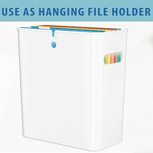 Miniatura 4 de iTouchless Cocina, botes de basura con filtro de olor AbsorbX, papelera, blanco polar