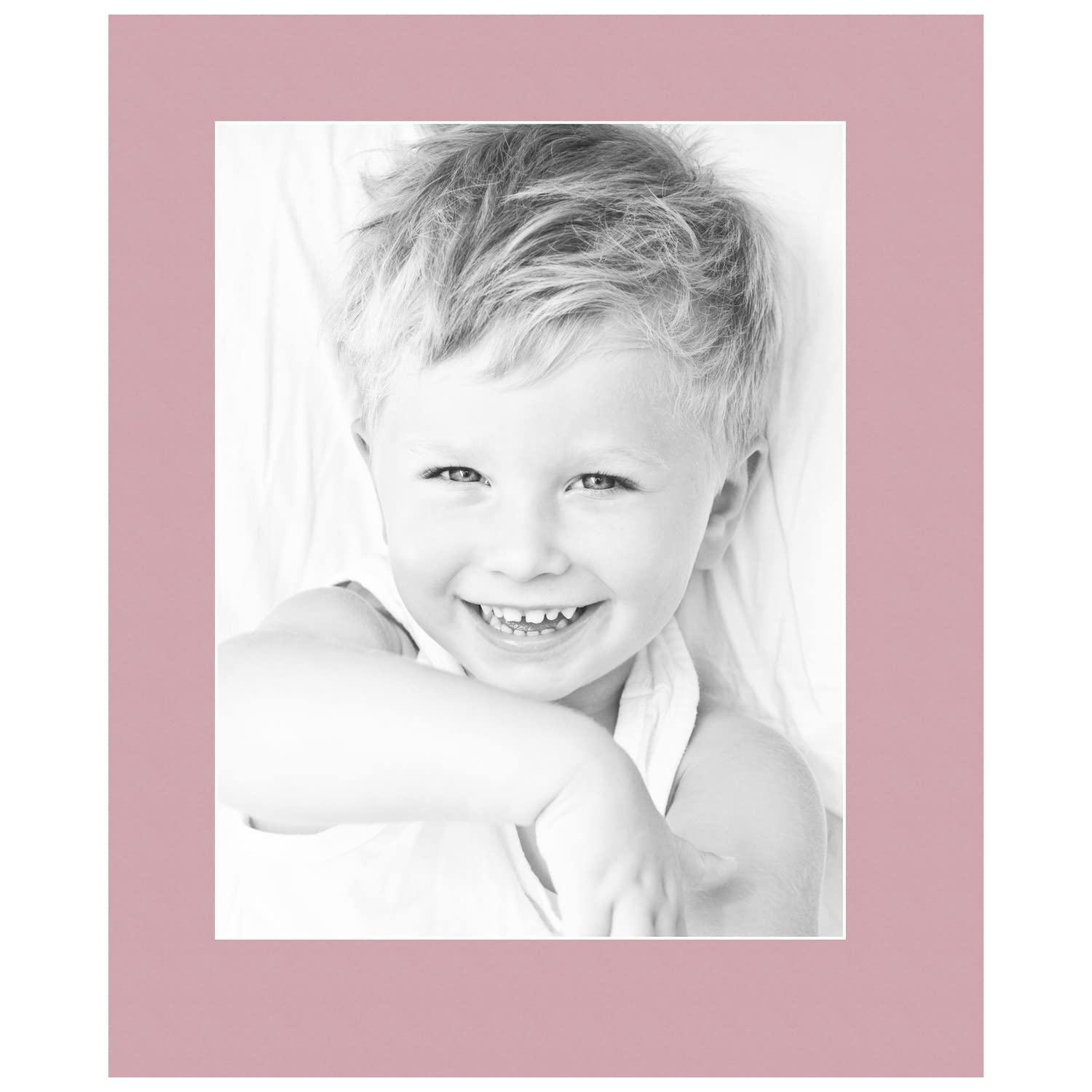 10x13 Soft Pink / Seashell Custom Mat for Picture Frame with 6x9 opening size (Mat Only, Frame NOT Included)