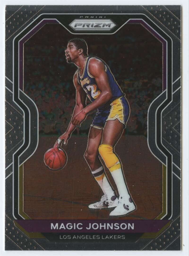 Amazon.com: 2020-21 Panini Prizm #219 Magic Johnson Los Angeles