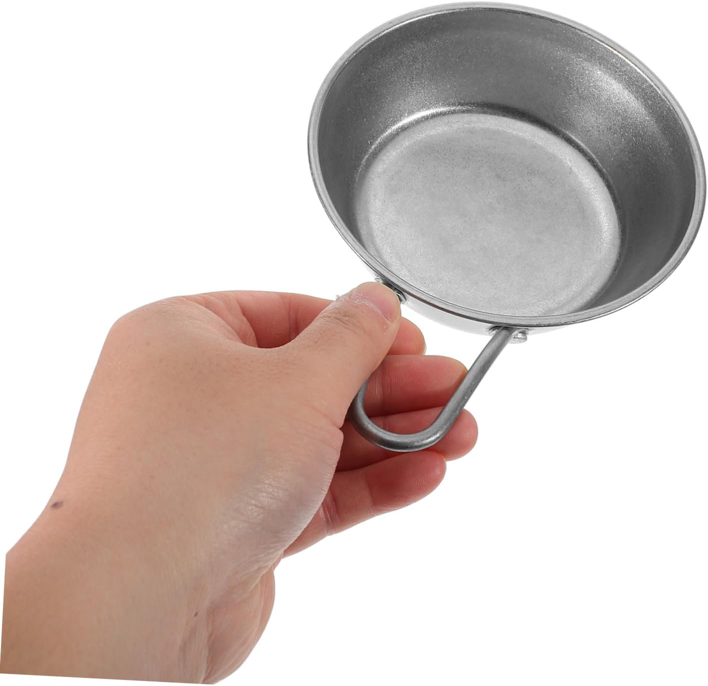 Milisten Korean Stainless Steel Camping Bowl with Handles Outdoor Cookware for Picnics and Backpacking Lightweight and Durable Bowl for Grilling and Cooking