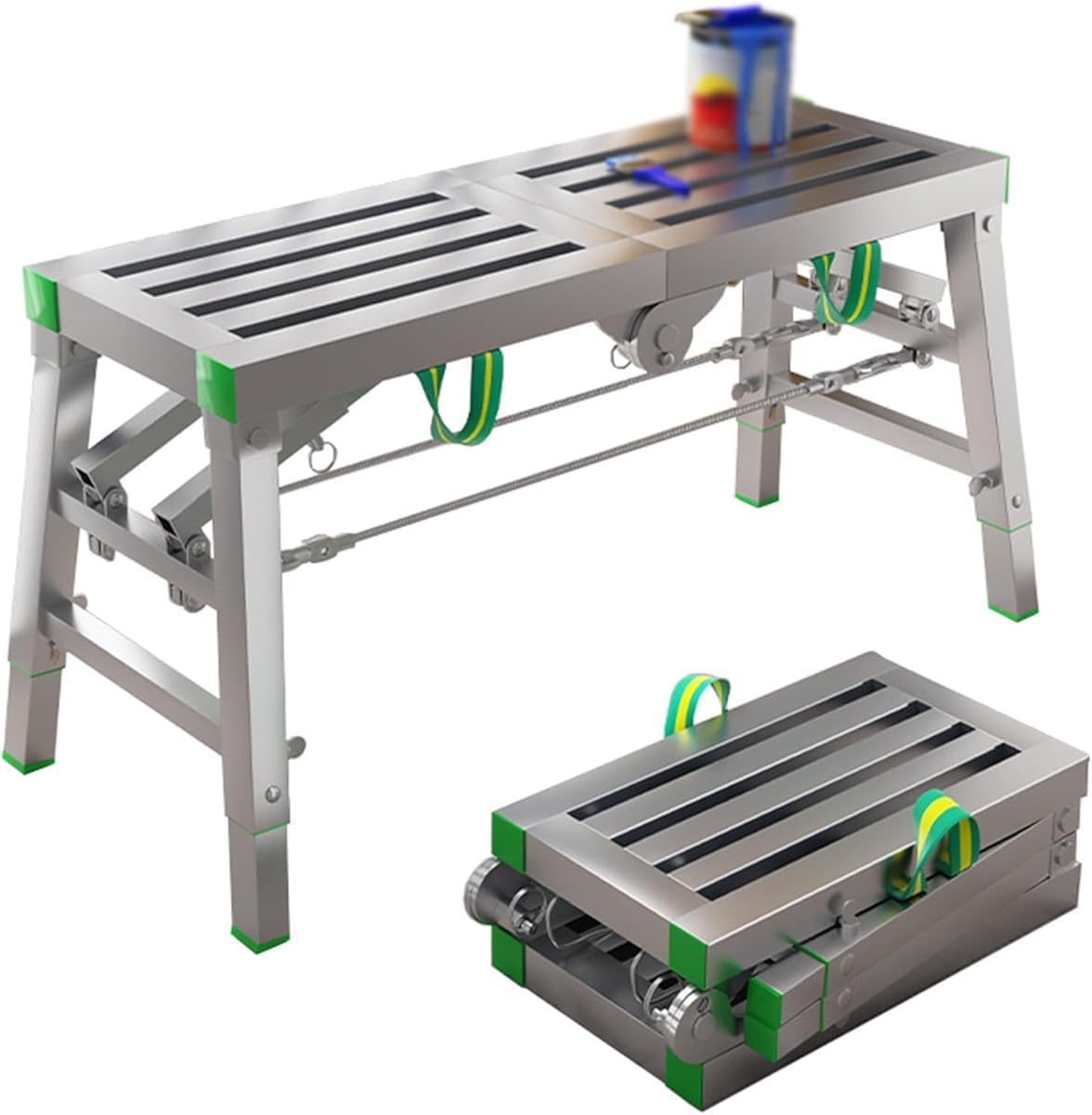 Folding Scaffolding Equipment - Portable Scaffolding Reliable Work Platform Scaffold Tower