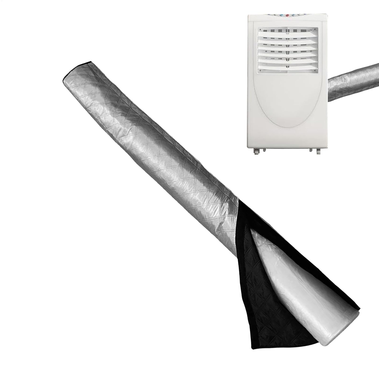 Housse pour tuyau d'air conditionné portable isolation tube climatiseur gaine 13cm 15cm
