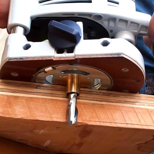 Miniatura 6 de Big Horn 19604 Juego de bujes de enrutador de latón, 9 piezas