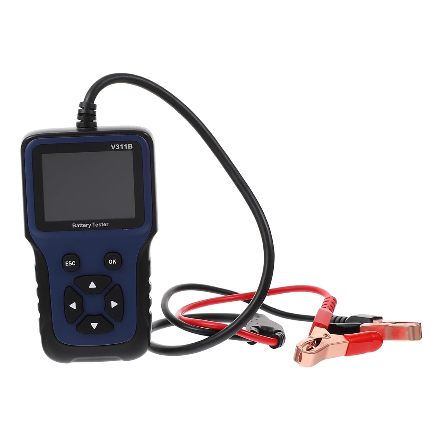 Cabilock 12V Car Battery Tester Durable Battery Analyzer with High Definition Display Compact Design Selectable Languages for Easy Use and Quick Measurements