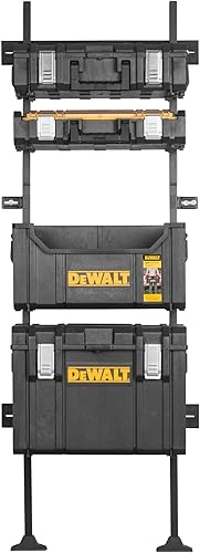Miniatura 3 de El sistema modular de estanterías DEWALT se adapta a todas las cajas ToughSystem, soporta hasta 440.9 lbs y ofrece un fácil autoensamblaje para un