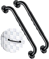 Vista 12 de ZUEXT - Paquete de 2 manijas antideslizantes para regadera de 24 pulgadas, barra de equilibrio de baño moleteada de acero inoxidable cromado