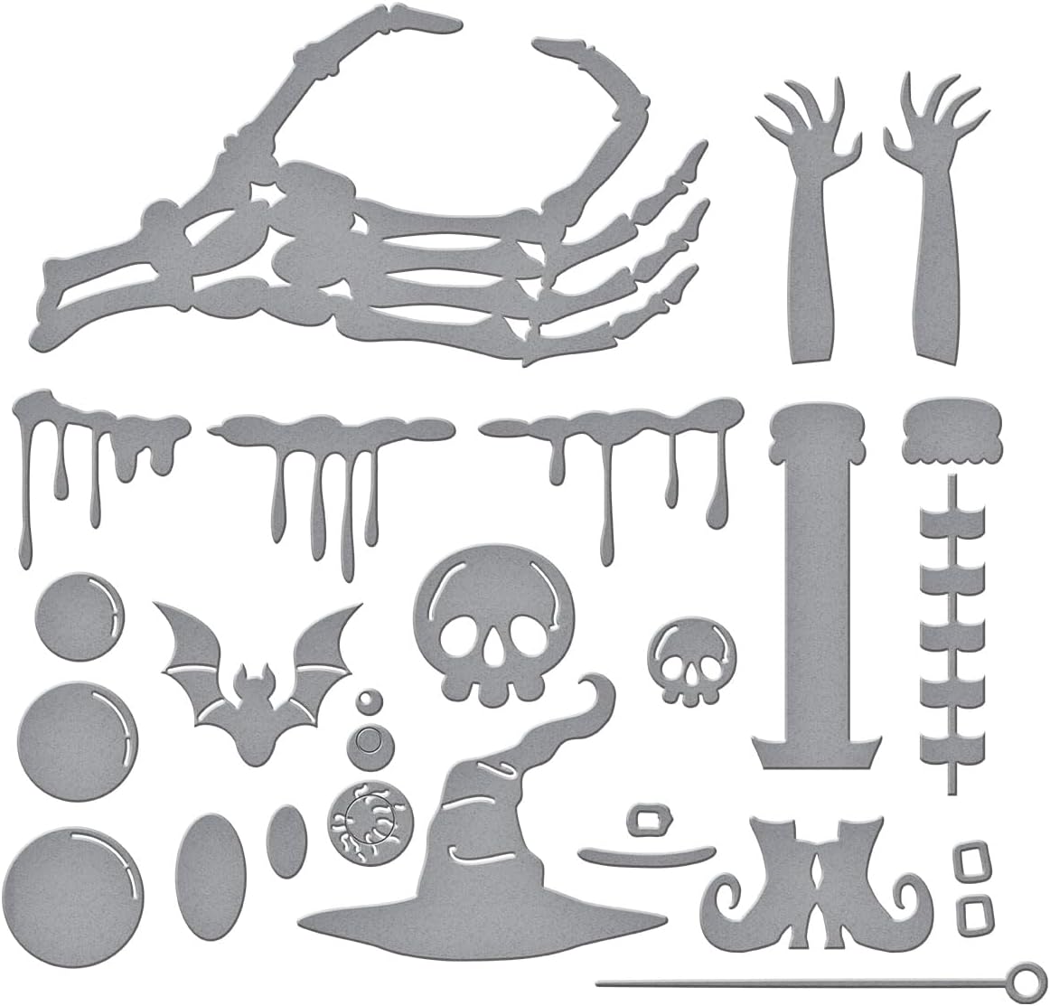 Spellbinders S4-1381 Boos! Cocktails Etched Dies from The Happy Hour Collection