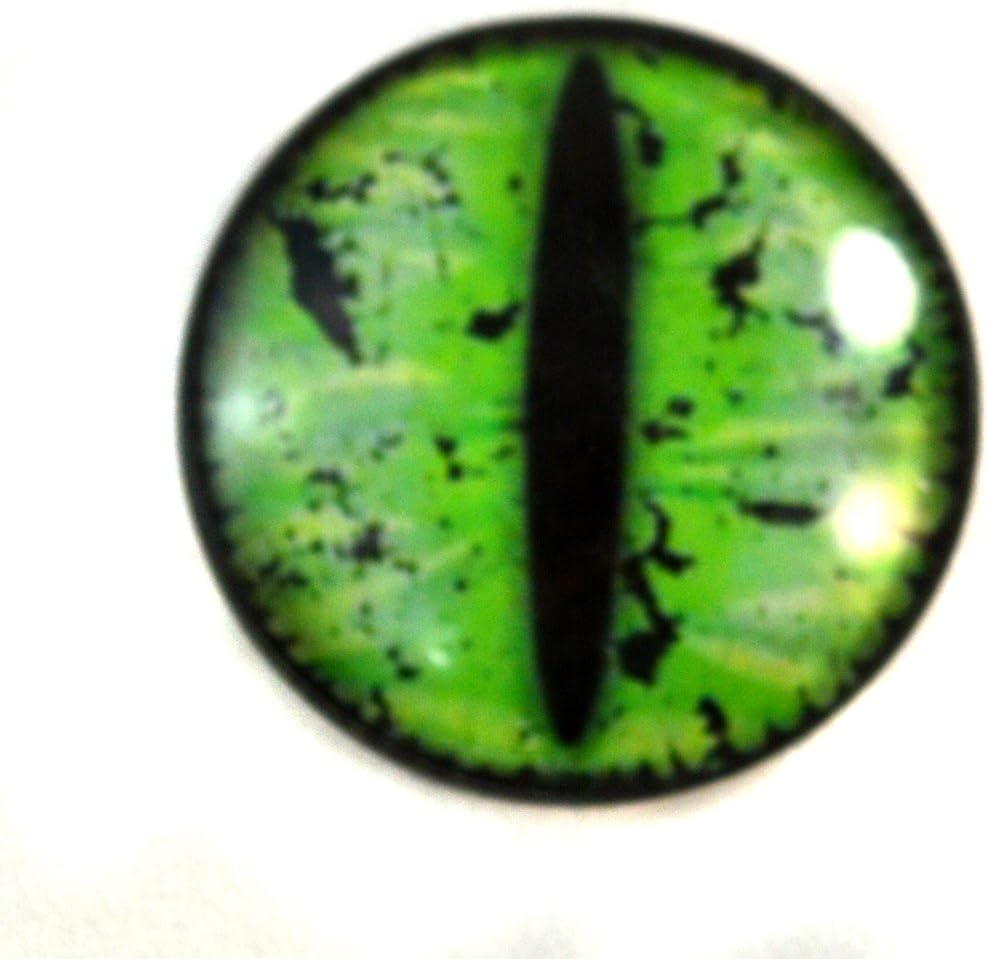 30mm Dragon Eyes Wholesale Glass Eye Fantasy Cabochons for Jewelry Sculptures or Craft Making 5 Pairs Bulk Lot