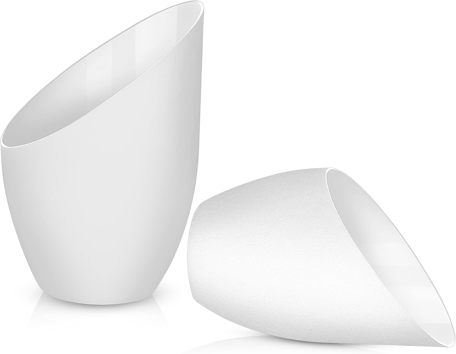 2 Pack Plastic Lampshade Replacement Plastic Lamp Shade for Torchiere Floor Lamp Horseshoe White Lamp Shade Cover - - 