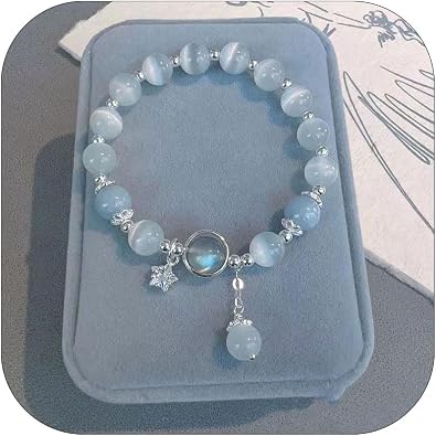 Frodete Moonstone Bracelet for Women Glow in the Dark Bracelets Jewelry Crystal Bracelet Trendy Gifts for Birthday