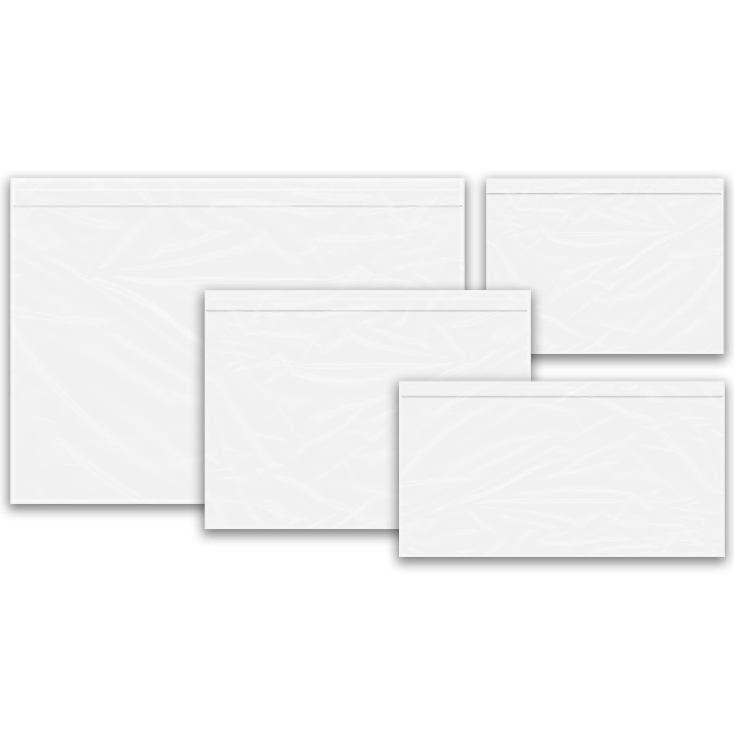 Buste Porta Documenti Per Spedizioni A6 165x122 Mm 100 Pezzi Trasparenti Adesive