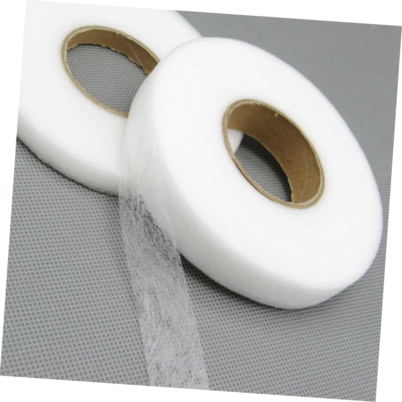 Tofficu 12rouleaux Ruban Adhésif Double Face Non Tissé Pour Vêtements De Blanc Pour Assemblage Renforcement Des Ourlets