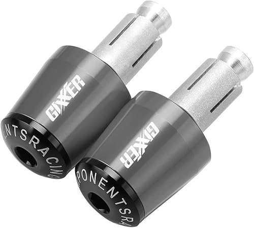 Miniatura 8 de Motocicleta motocicleta manillar peso final manillar Grips Cap anti vibración Silder Plug para Suzuki Gixxer 150sf 250sf 155 accesorios mango extremo