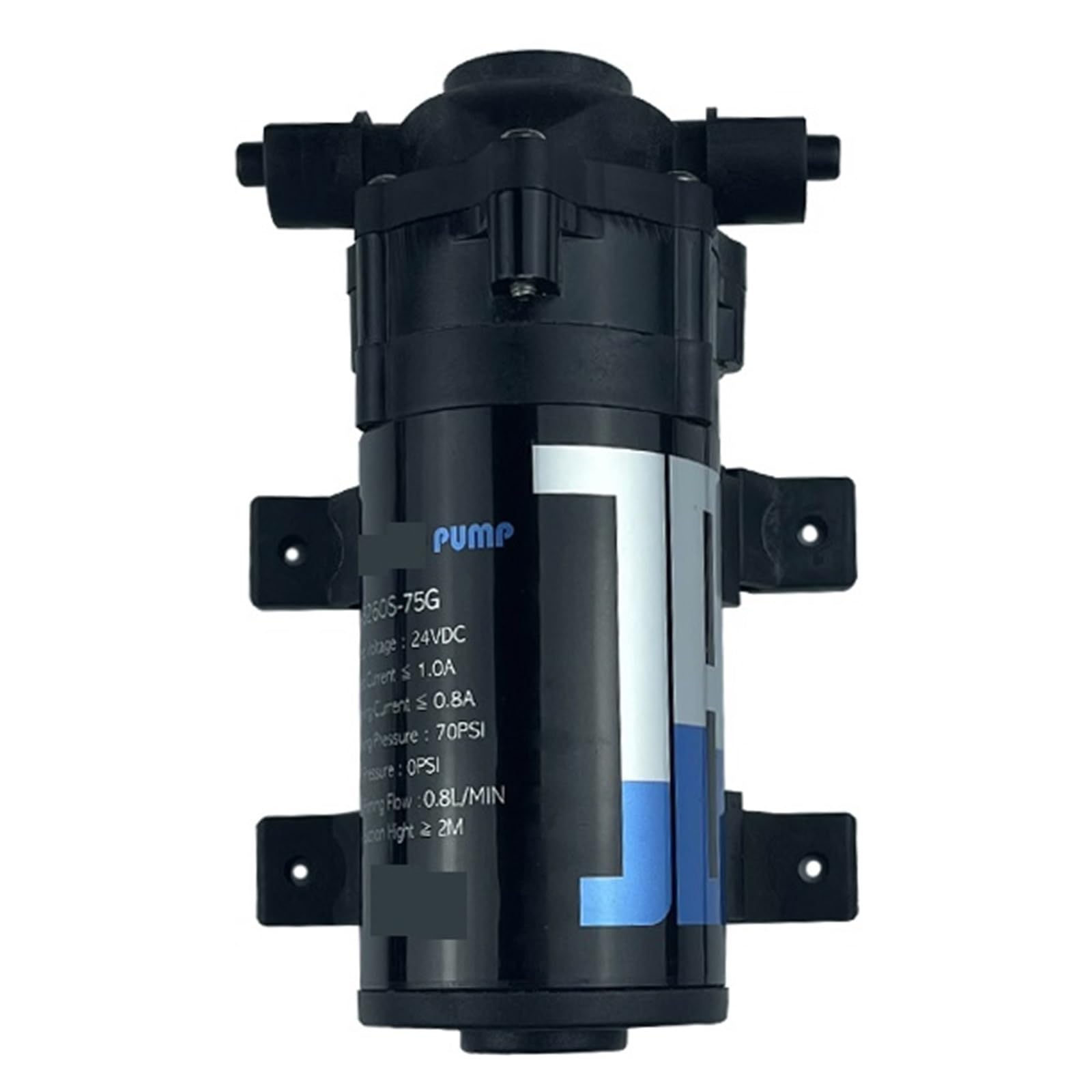 Pompe a Membrana Mini Pompa Delacqua con Pompa A Spruzzo Fine A Micro Diaframma con Motore DC 24 V con Alimentatore E Adattatore(Black Pump)