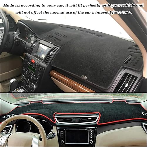 Miniatura 2 de Funda para salpicadero de automóvil, cubierta de protección solar para Toyota Land Cruiser Prado 2018 2019 LHD, cubierta de tablero para automóvil