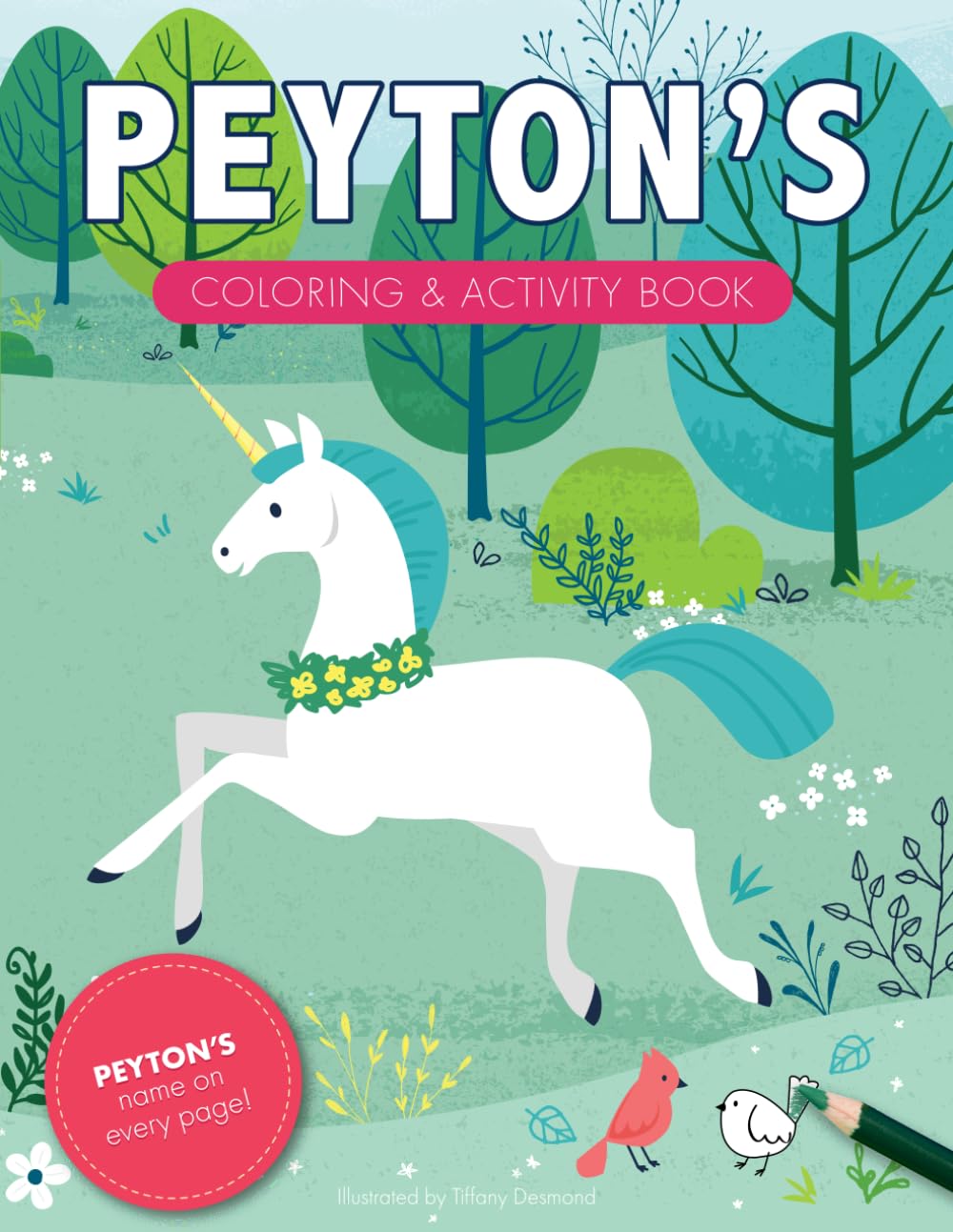 Peyton's Coloring & Activity Book: A Personalized Gift For Peyton - Her Name On Every Page (Personalized Coloring Pages)