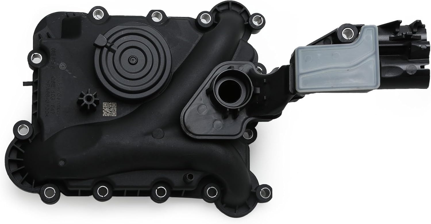 06E103547AC Crankcase Vent Valve Oil Separator with Seal 06E103547H Compatible with Audi A4 B8 A5 A6 Quattro A7 A8 Q7 VW Touareg Porsche Cyaenne 3.0T