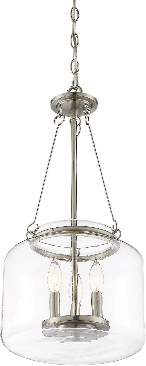 Savoy House 7-9006-3-SN Akron 3-Light Pendant in Satin Nickel