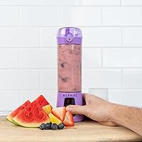 Vista 5 de BLENDi Pro+ Portable Blender (17.5oz, Purple) – Powerful Ice Crushing 120W Motor, USB-C Rechargeable, Cordless Personal Blender Smoothies, Shakes &