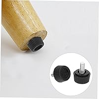 Vista 5 de DOITOOL 60 piezas de base de mesa con tornillos, extensores de altura de silla, patas ajustables para muebles, patas para armarios, niveladores