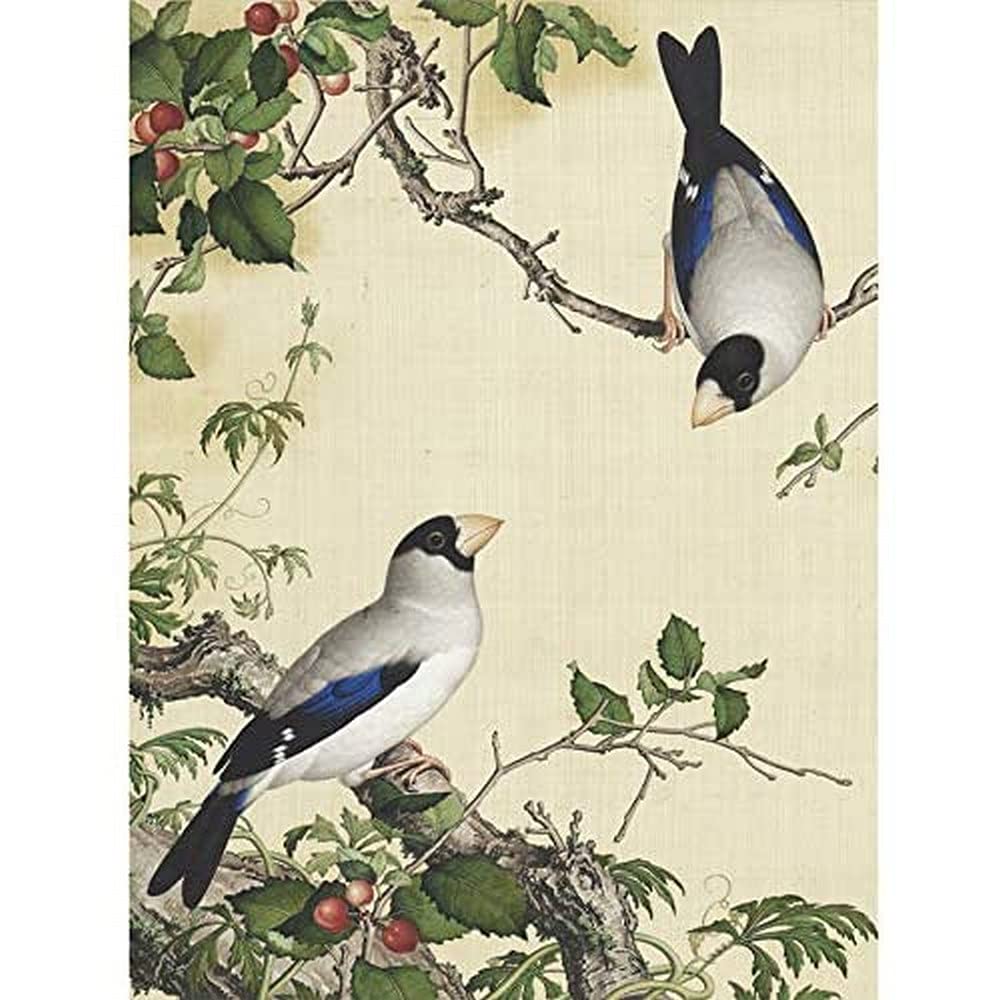 Castiglione Cherry Tree Birds Painting Unframed Wall Art Print Poster Home Decor Premium