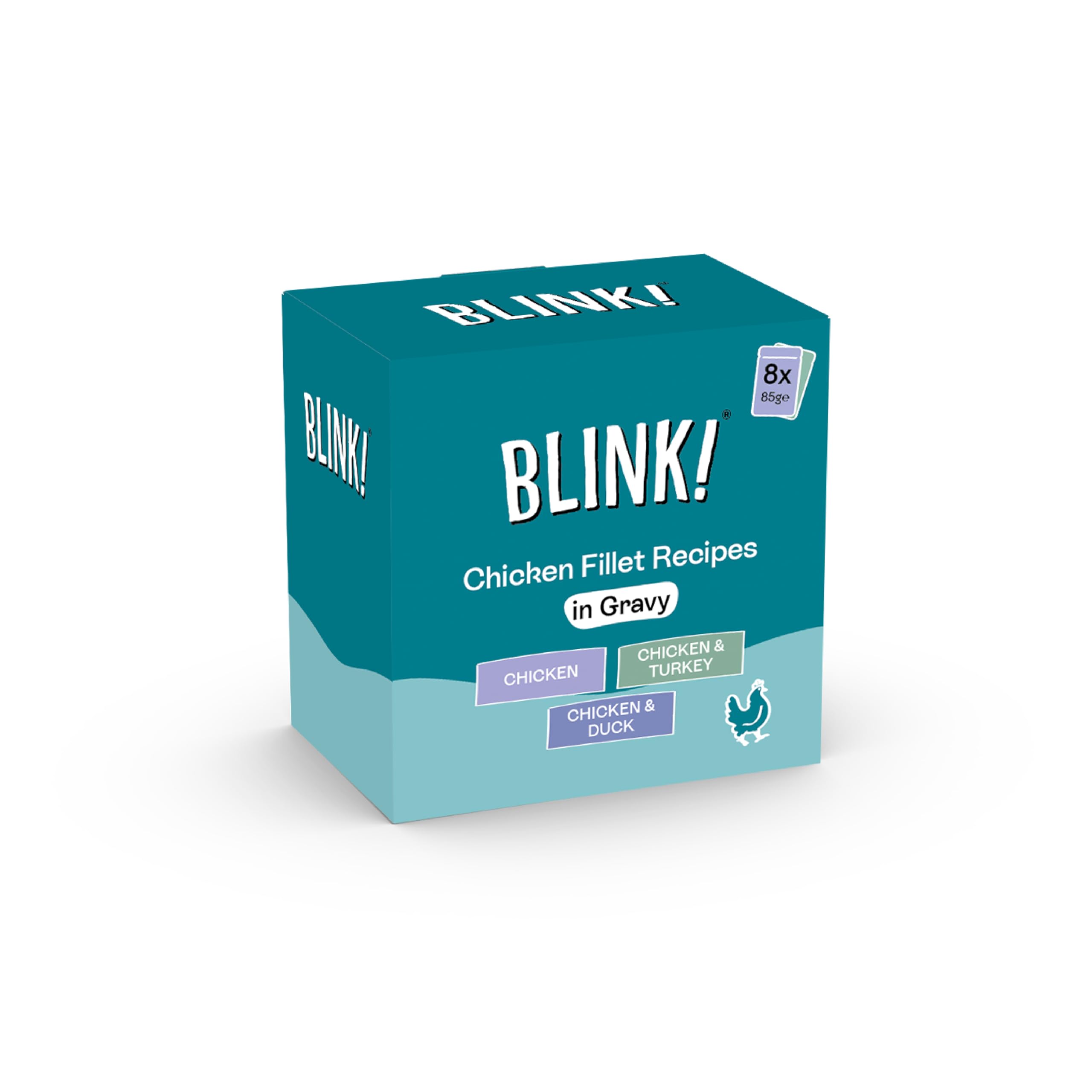 BLINK Blink! Chicken Fillets in Gravy 8 x 85 g