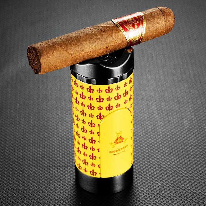 Encendedor metálico para cigarros con llama resistente al viento miniatura 4