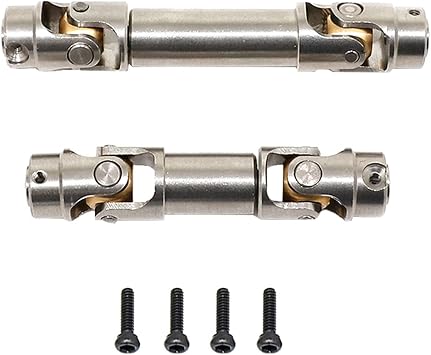 Drive Shaft Stainless Steel Front Rear Center Driveshafts for 1/18th TRX4M Defender Bronco RC Crawler Car Upgrades