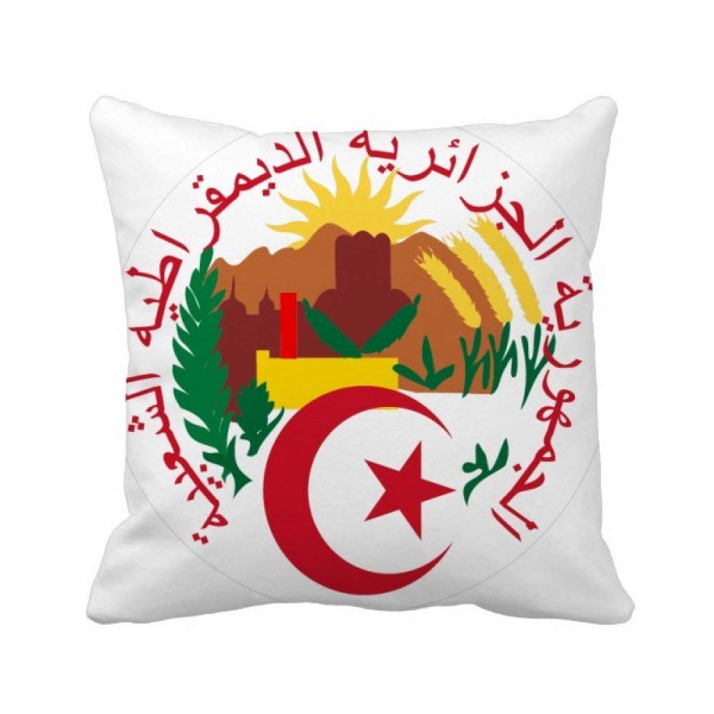 Alger Algérie housse de coussin carrée lin coton décoration canapé