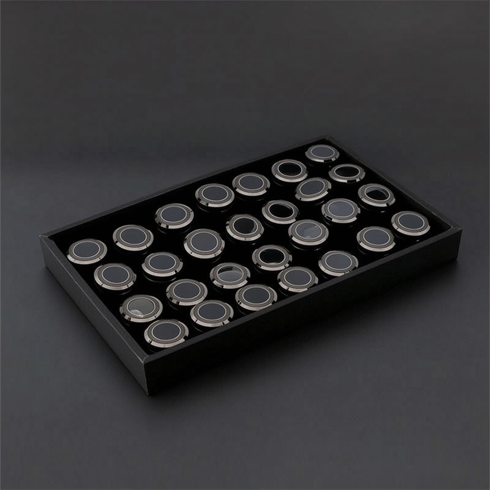Plateau de Présentation Bijoux, Or, Modèle À Texture Intérieure, Petite Taille, 28 Pièces Avec Plateau