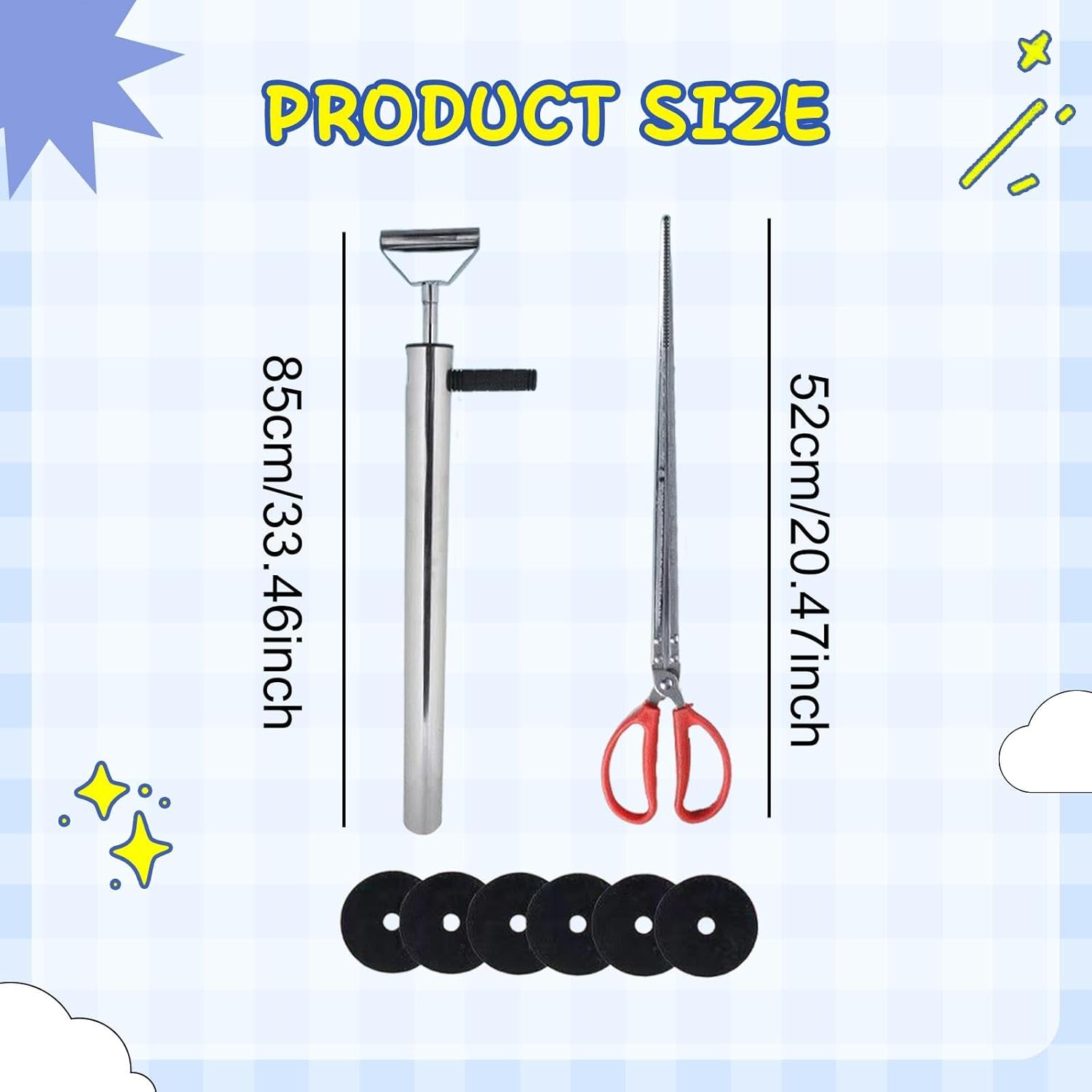 Pump with Tongs with Grip Handle Easy to Use Outdoor Thickened Multipurpose Clam Pump Seafood Catching Device