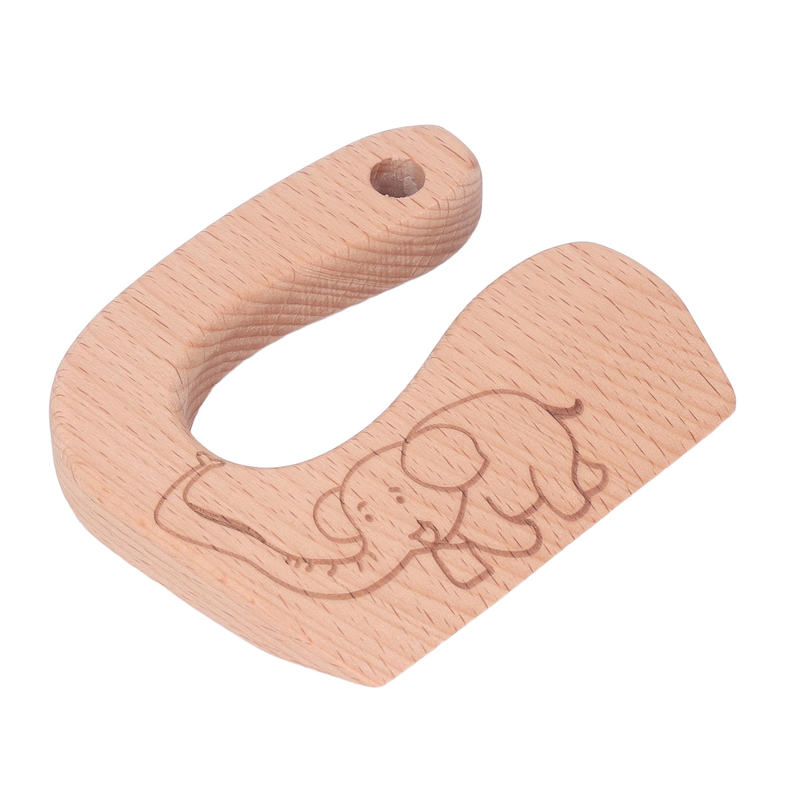 Qcwwy Tritatutto da cucina per bambini, coltello in legno per bambini, design ergonomico ecologico, motivo animale, dimensioni compatte per 2-8 anni, educazione precoce