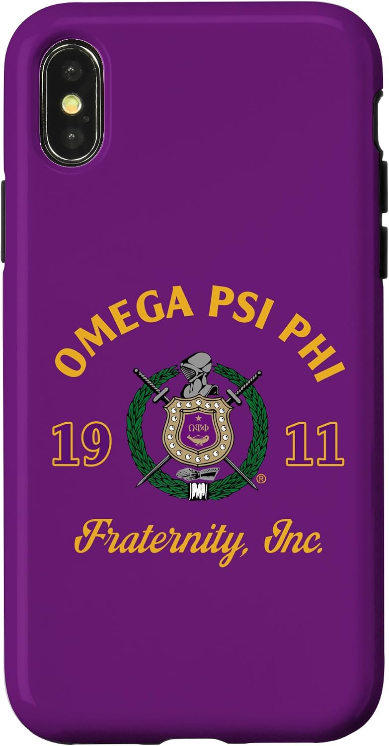 Omega Psi Phi Fraternity Paraphernalia, Omega Psi Phi Ques Case for iPhone 16 Pro Max