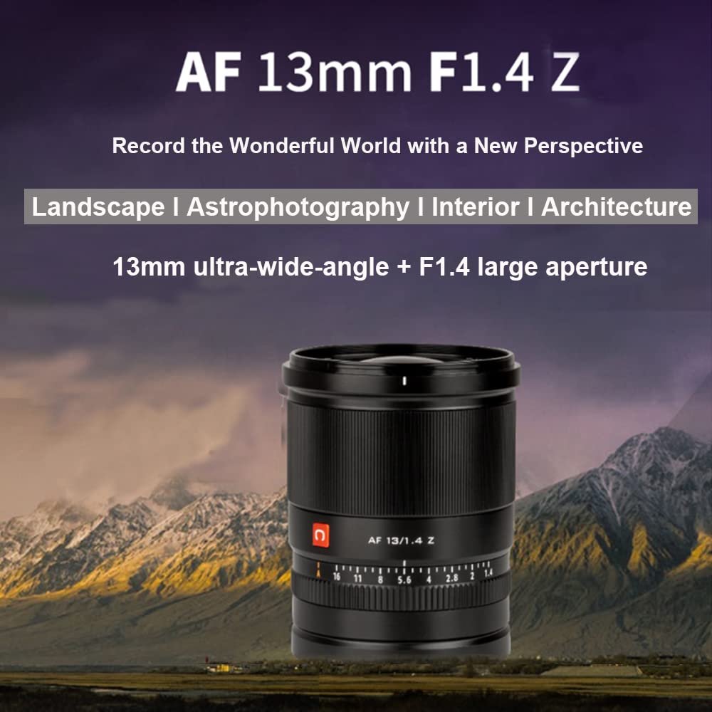 Amazon.com : VILTROX 13mm f/1.4 F1.4 Auto Focus Lens for Nikon Z