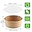 Belinlen 36oz 50 Sets Large Kraft Paper Bowls with Lids, Disposable Bowls with Lids, Paper Salad Bowls, Paper Food Container with Lid Perfect for Hot/Cold Food, Soup, Salad, Ice Cream
