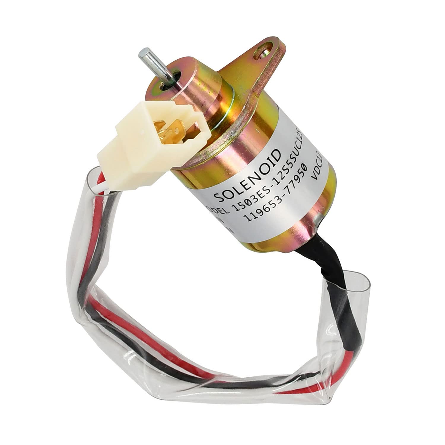 Fuel Shut Off Valve 12V Fuel Shut Off Solenoid Valve For Yanmar, Kubota, Tunisia John Deere Fuel Shut Off Solenoid - Foto 6