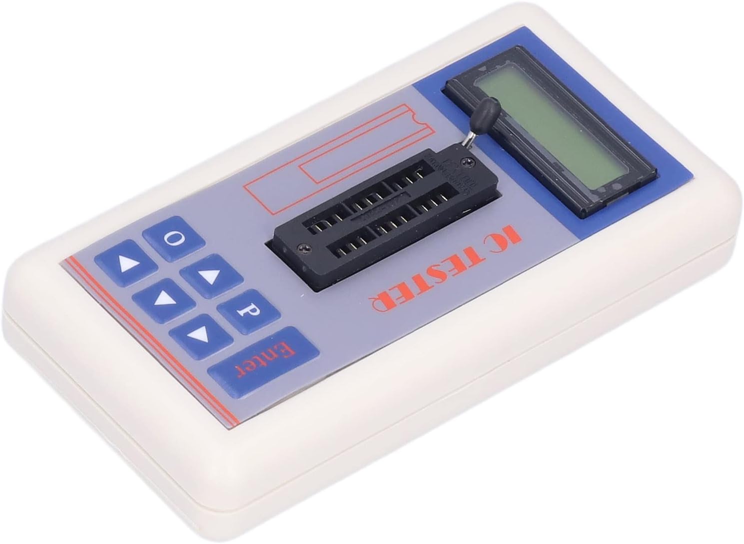 Headerbs TSH-06F Integrated Circuit Tester Ic Tester with 5v 3.3v Auto Modes Multifunction Transistor Ic Meter (No terminals)