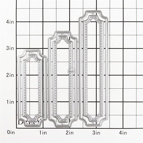 Miniatura 2 de DzIxY Troqueles de corte de metal con etiqueta de encaje de sombra para kit de fabricación de tarjetas, troqueles de papel de relieve, plantillas de
