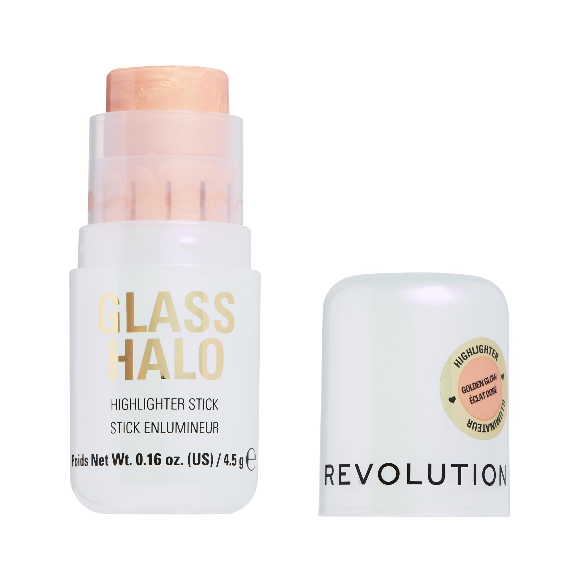Makeup Revolution Glass Halo Highlighter Stick for Face 4.5gm – Golden Glow | Dewy Glow Illuminator, Lightweight Cream Highlighter with Peptides, Jojoba Oil & Vitamin E – Hydrating, Travel-Friendly, Glass Skin Finish-picture-35
