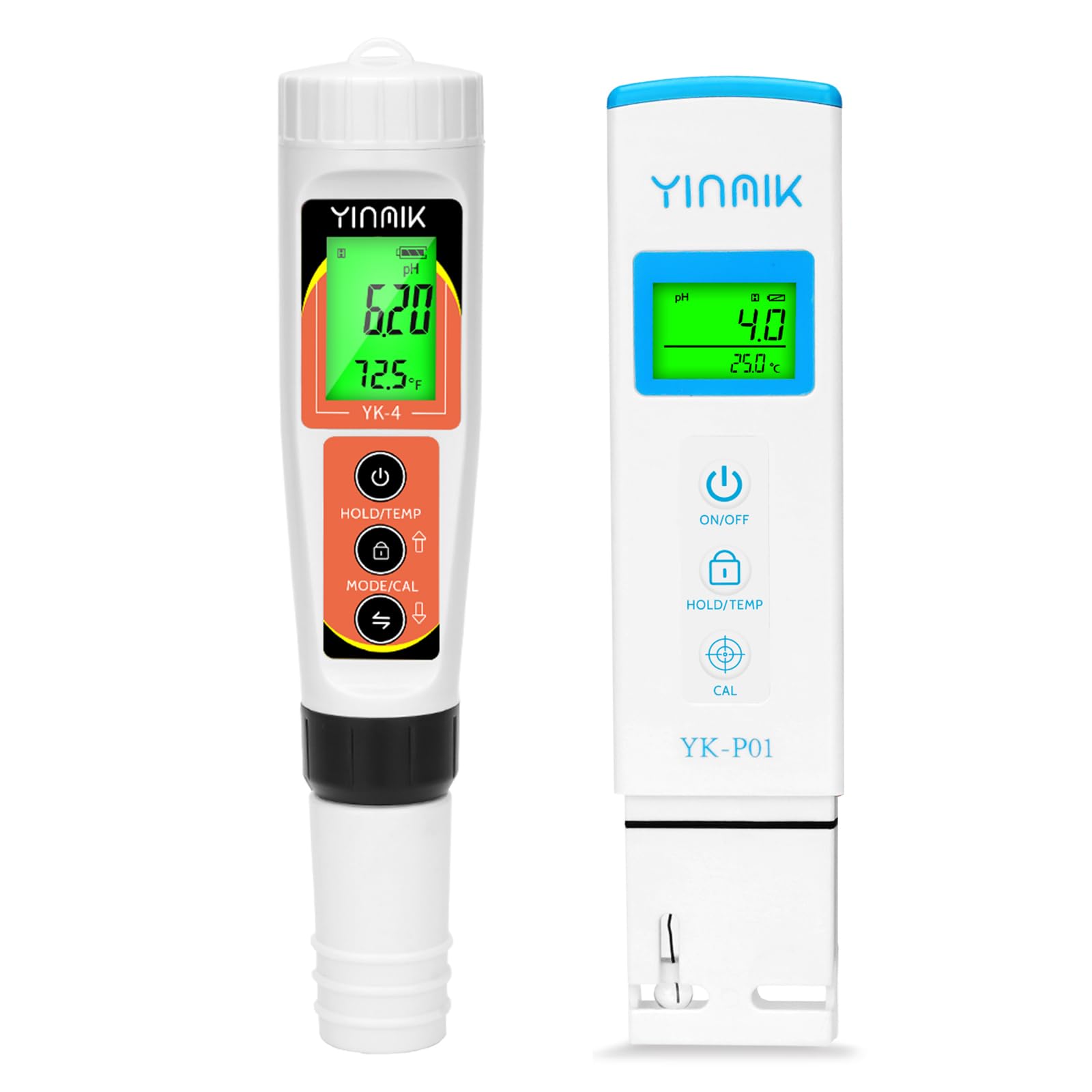 YINMIK 4 in 1 Hydroponic pH EC TDS Tester and pH Meter: Amazon.com ...