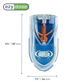 EZY DOSE Pill Cutter with Safety Shield, Precise Tablet Splitter for Cutting Pills, Vitamins, or Medication, Easy-to-Use Compact Design, Durable and Portable Pill Slicer Tool, Blue