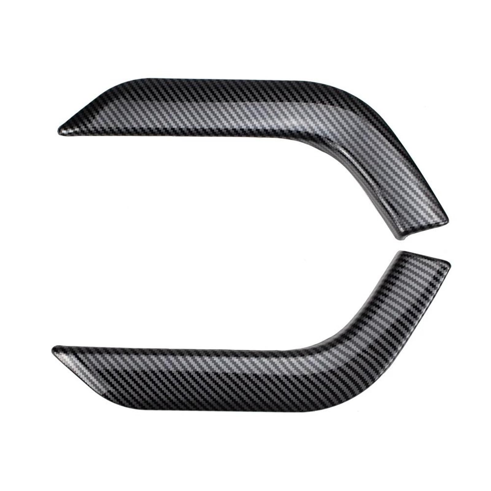 ABS Carbon Fiber Color Gear Shift Decorative Trim Center Console Line for Ford for Ranger for Everest 2023 Interior Decal Trim(2pcs Gear Shift Trim)