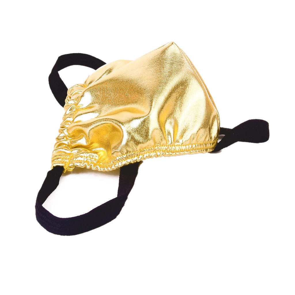 zoomella Men's Fashion Underwear Imitation Leather Fabric Thong Bikini T-Back -Golden|Clothing Shoes & Accessories |Mens Clothing |Underwear|1 x Men;s T-Back|Accessories, Organizer, Storage, Holder, Rack, Sta-picture-42
